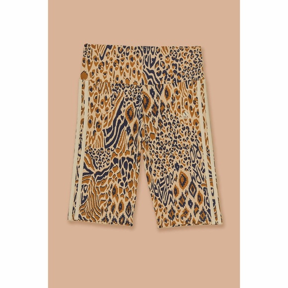 FARM Rio X ADIDAS | Oasis Night Animal Print Elastic Pull-on Stretch Bike Shorts - Picture 13 of 13
